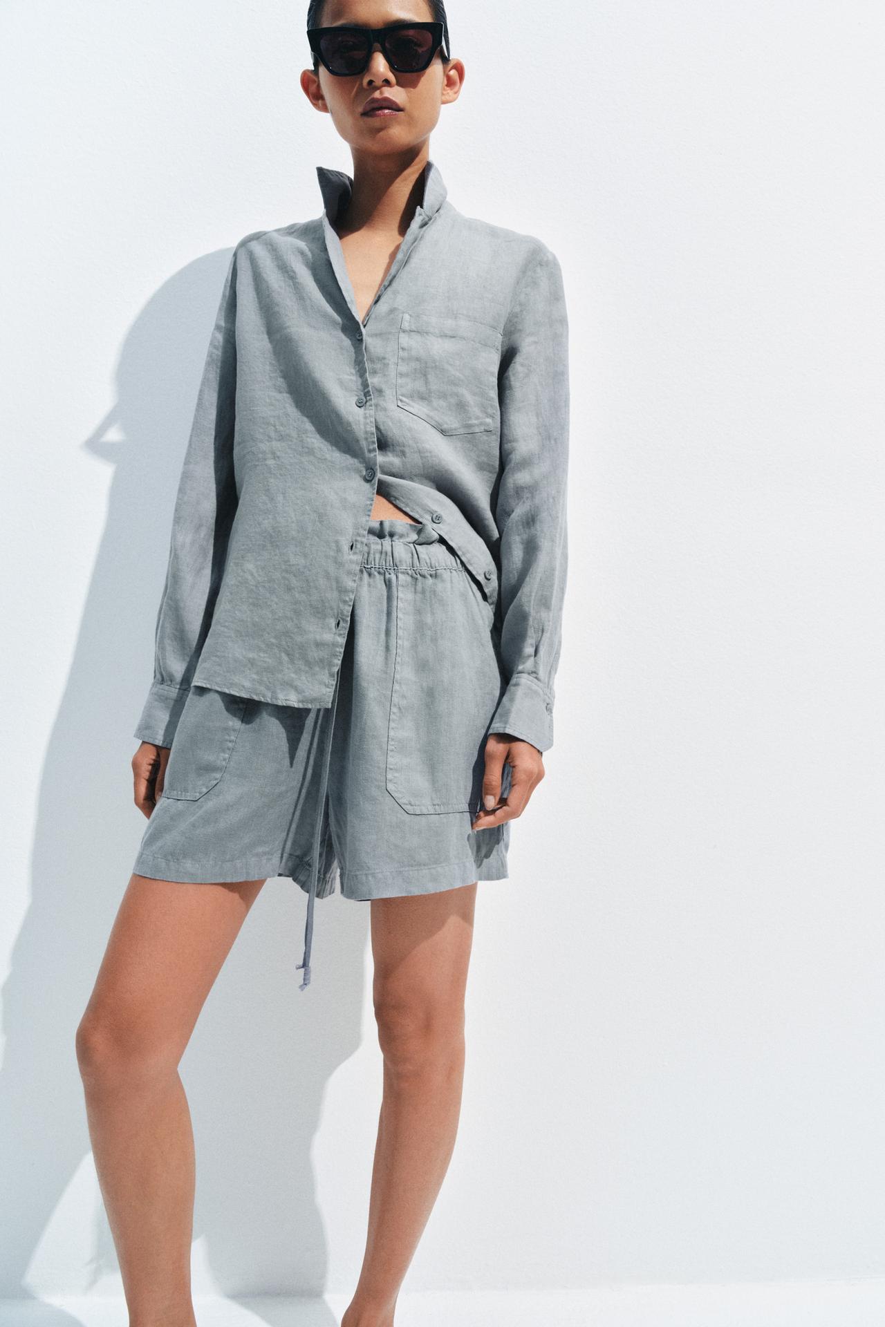 Шорты ZW COLLECTION из льна