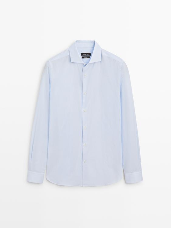 Slim fit 100% cotton shirt