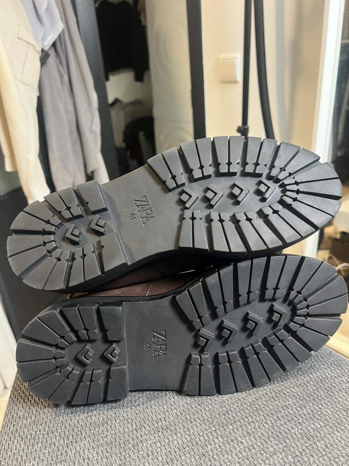 SPLIT SUEDE BOOTS WITH TRIMMING - Image 5