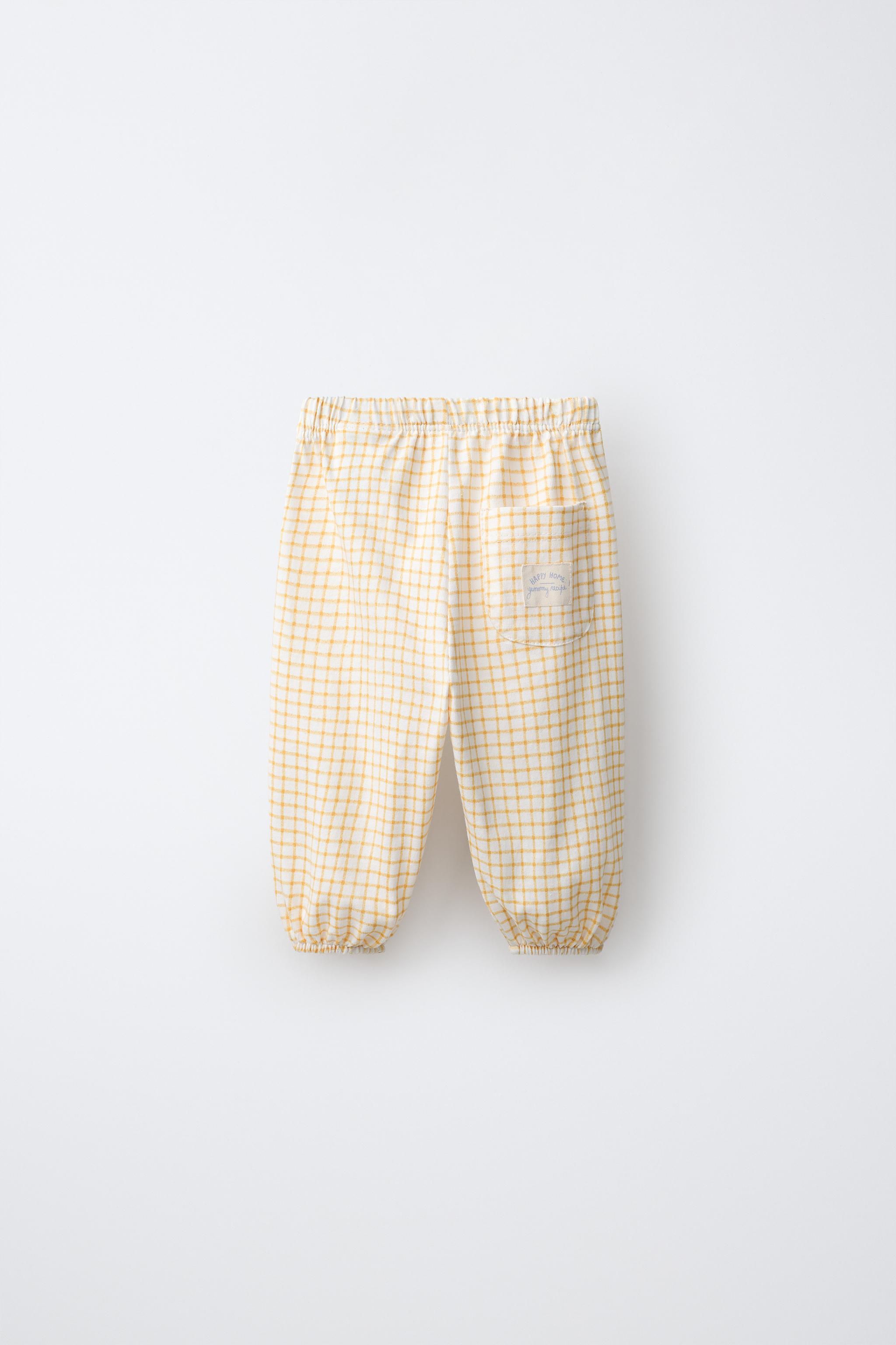 PLAID PANTS