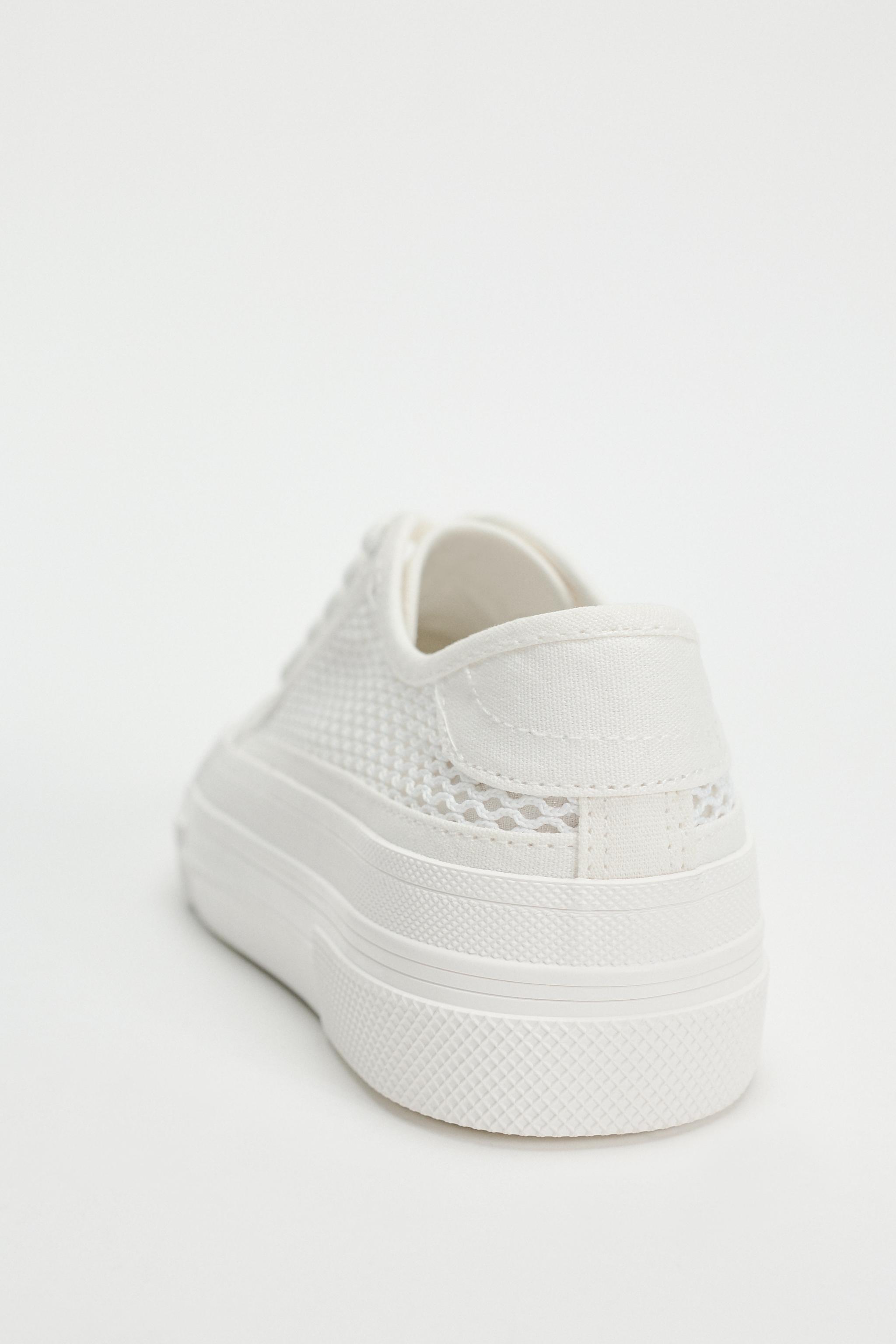 MESH TRAINERS - White | ZARA United Kingdom