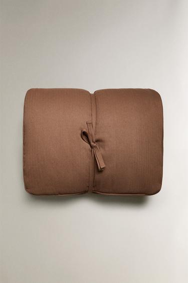 Zara TEXTURED COTTON TOPPER - 玫瑰紅色