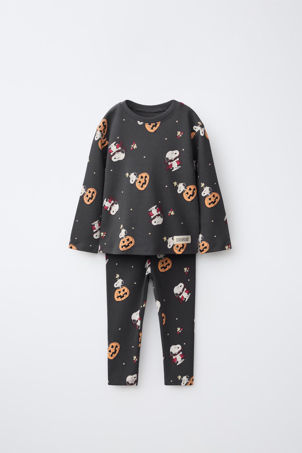 1 1/2–6 YEARS / PUMPKIN AND SNOOPY PEANUTS™ PYJAMAS