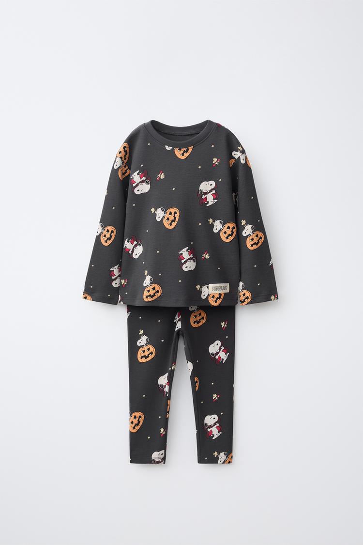 1 1/2-6 AÑOS/ PIJAMA CALABAZAS Y SNOOPY PEANUTS™