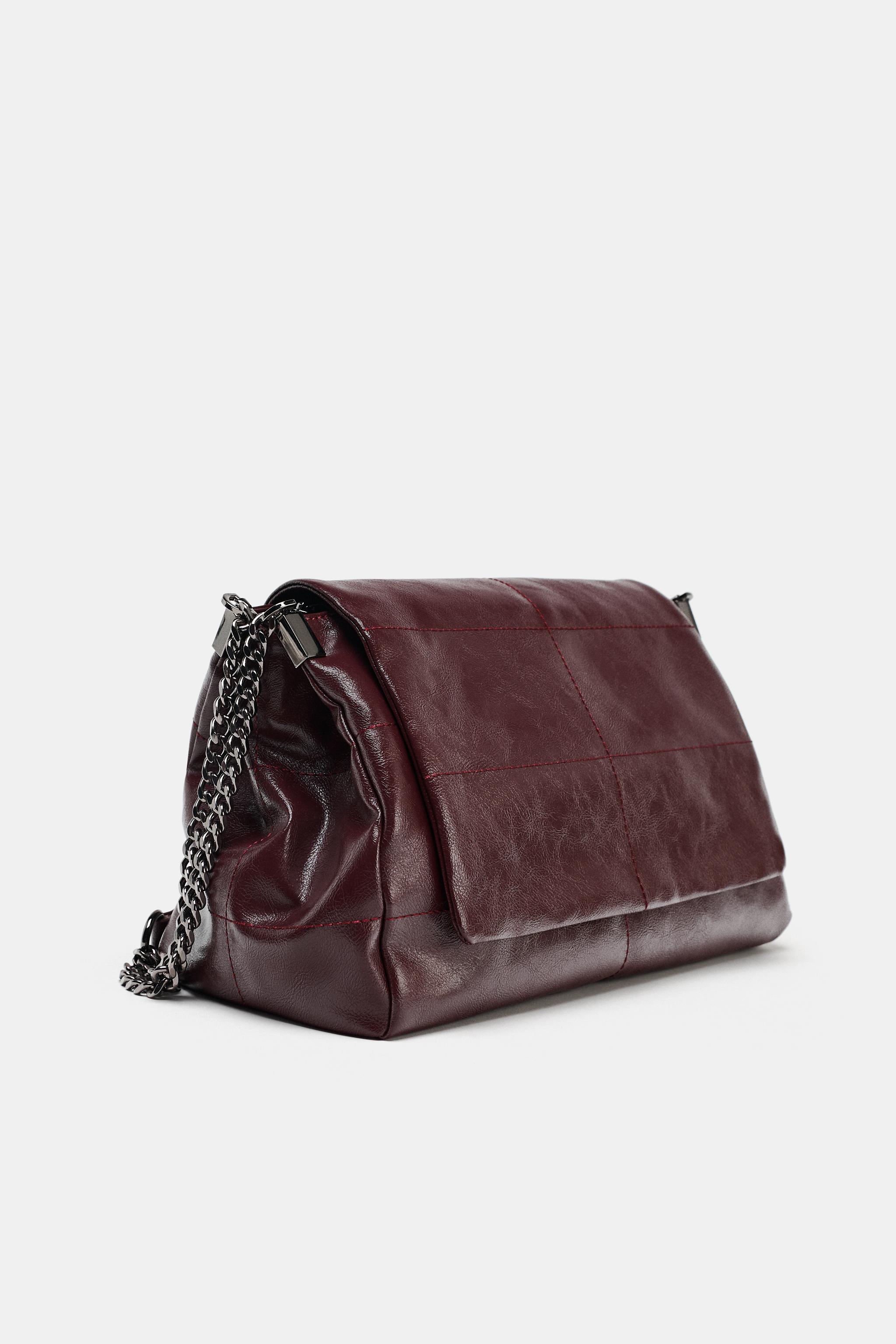 ROCKER SHOULDER BAG WITH FLAP Black ZARA South Africa