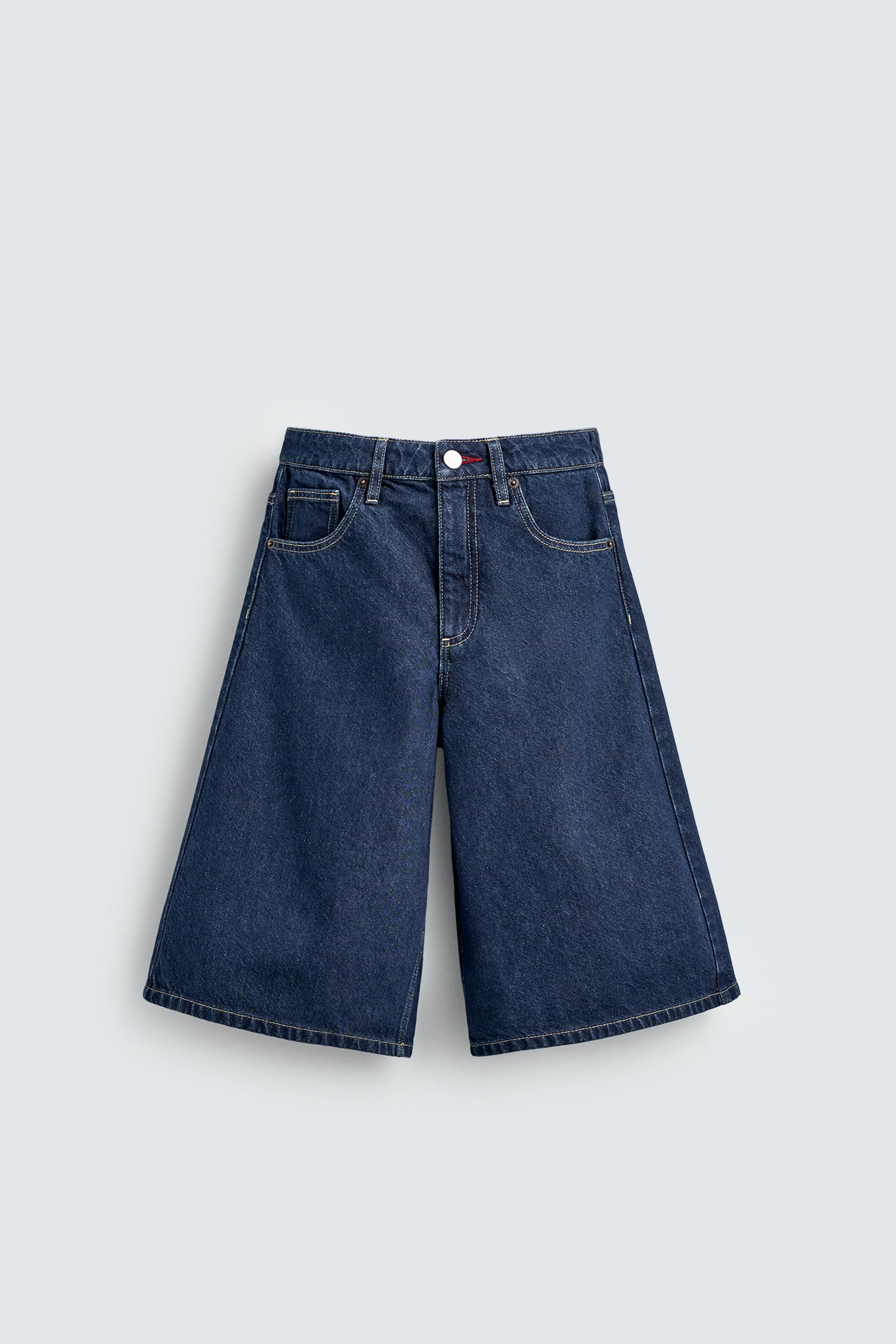 SHORT MIDI EN DENIM AVEC BRODERIES HARRY LAMBERT FOR ZARA X DISNEY