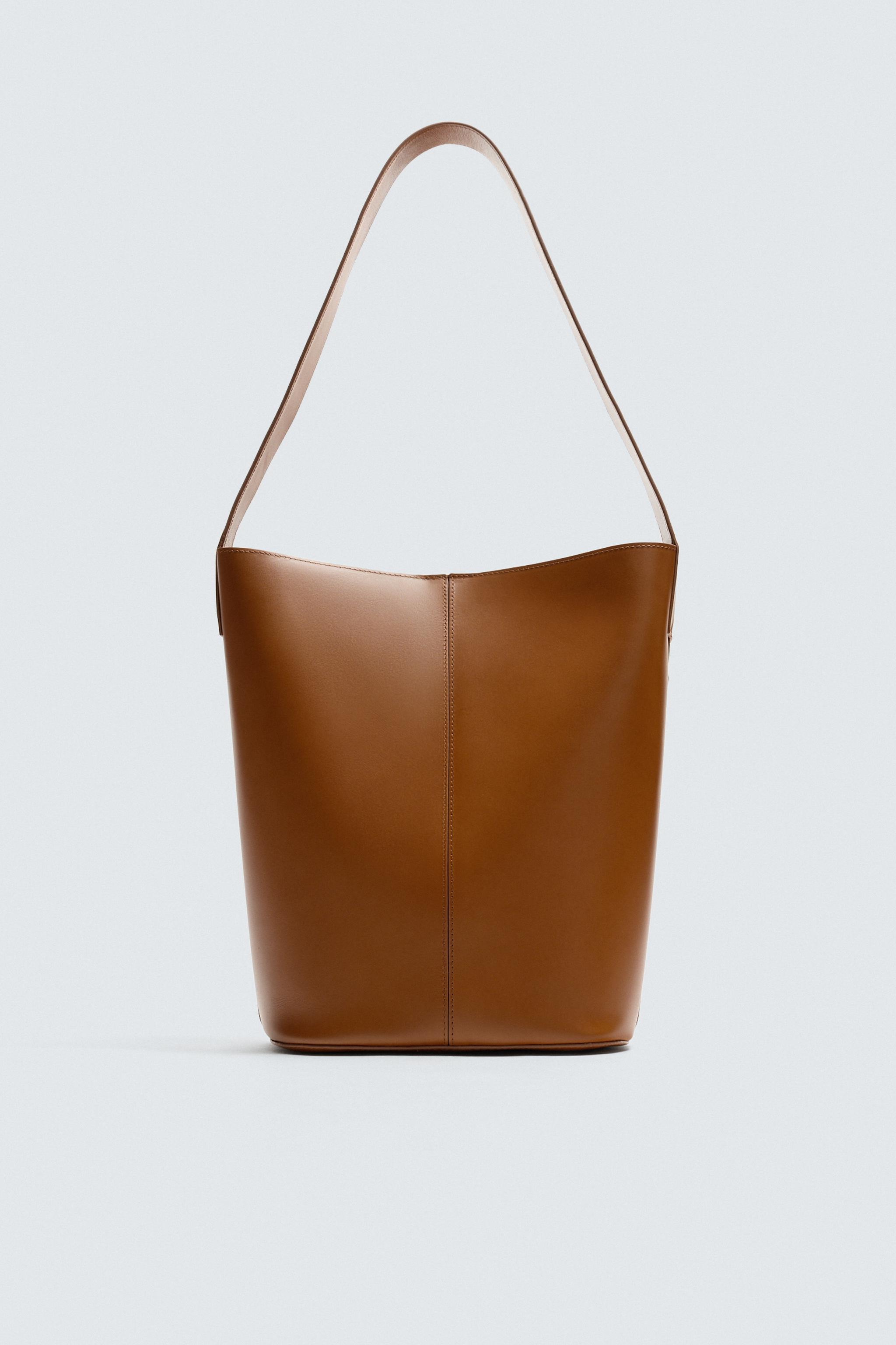レザーショッパートートバッグ 限定版 - ブラック | ZARA Japan