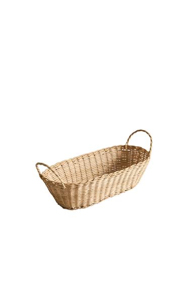 ΟΒΑΛ ΚΑΛΑΘΙ ΨΩΜΙΟΥ - Μπεζ ανοιχτό του Zara