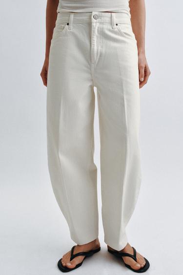 JEAN ZW COLLECTION BARREL TAILLE HAUTE - Blanc de Zara - Image 1