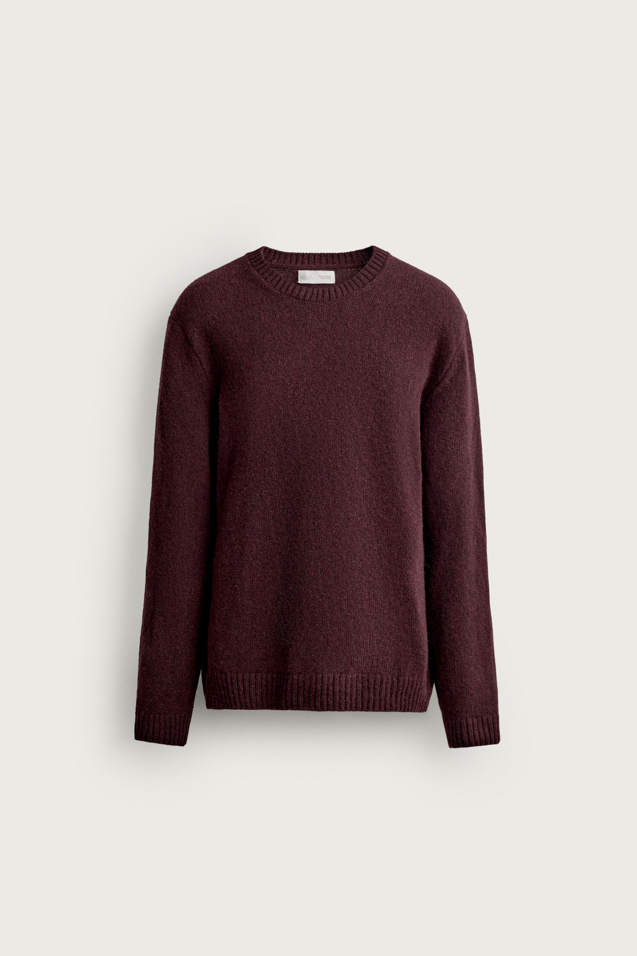 REGULAR FIT WOOL BLEND SWEATER