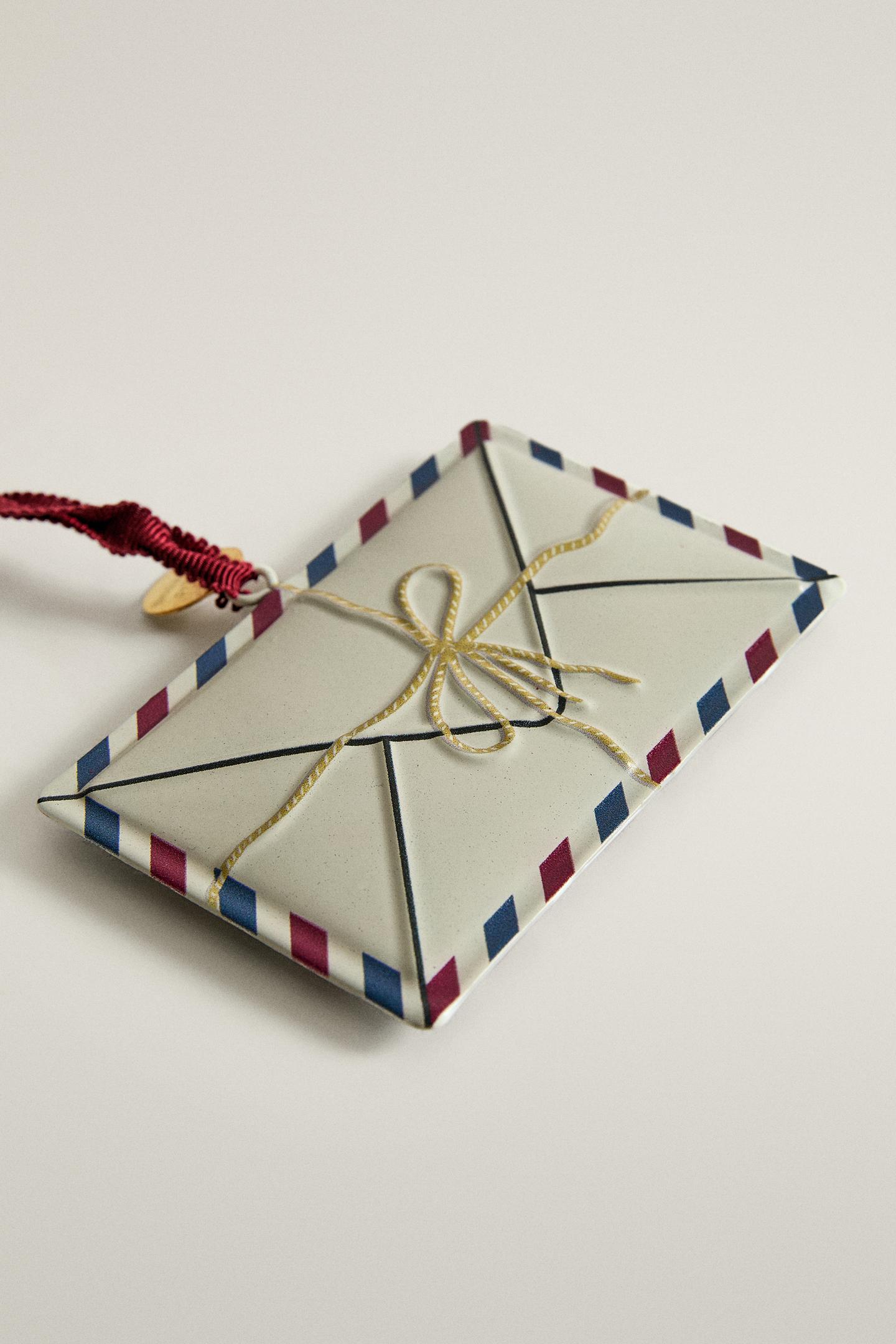 Ёлочные украшения Zara Letter Christmas Tree Decoration, цвет: Устричный белый — фото 4