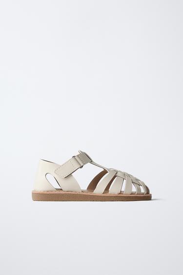 SANDALES CLASSIQUES - Blanc de Zara