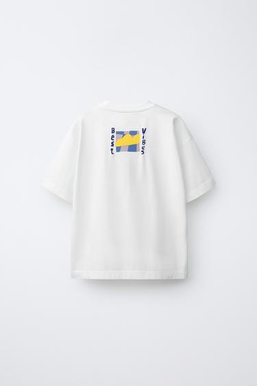 GRAPHIC PRINT T-SHIRT - White by Zara - Image 1