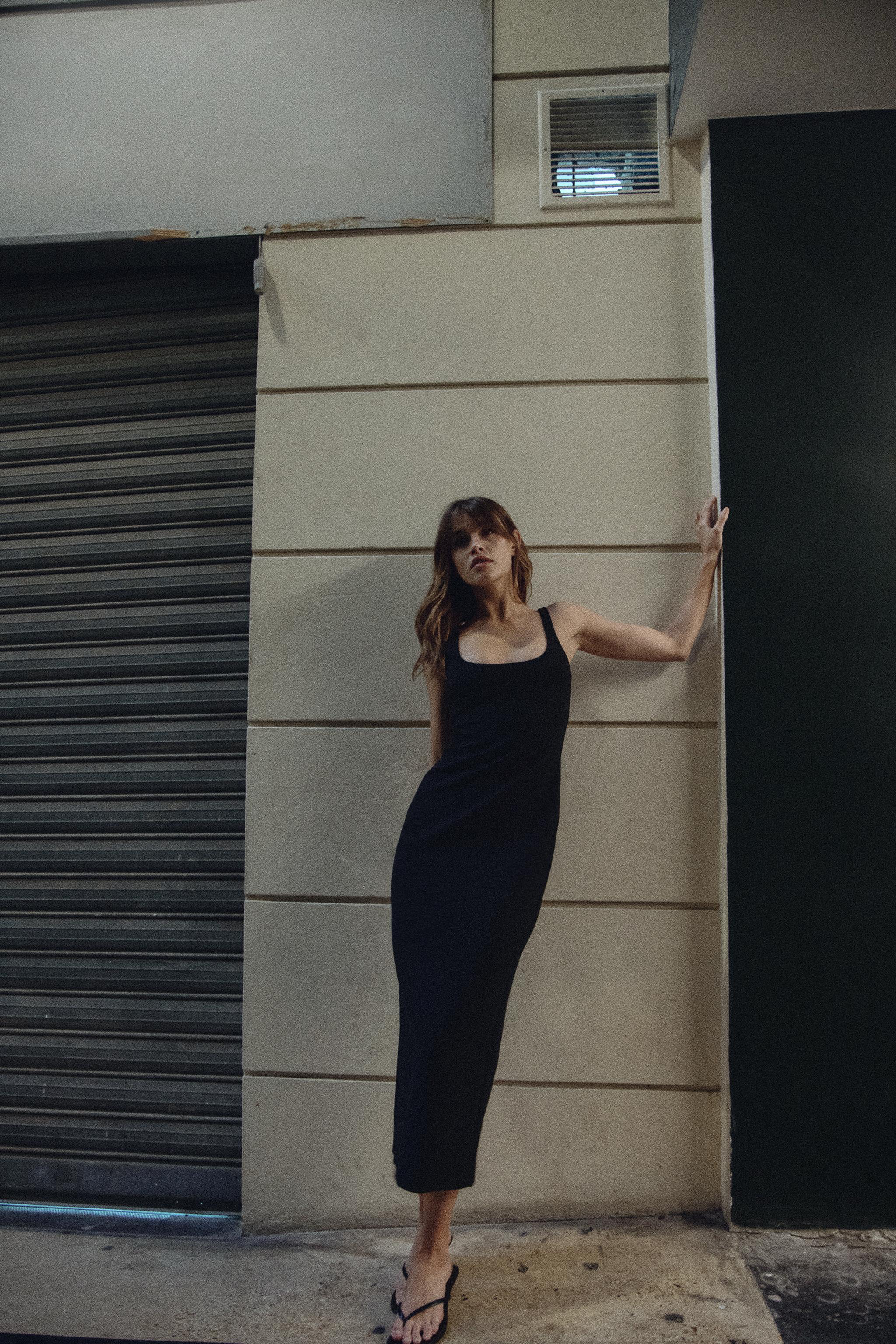 FITTED MIDI DRESS - White | ZARA United States