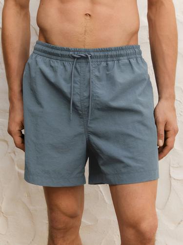 Zara Plain swimsuit - Charcoal gray