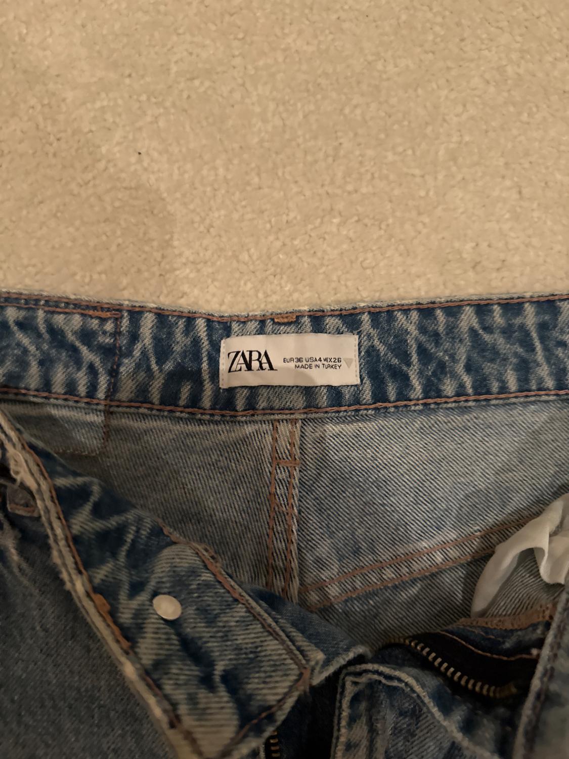 Z1975 STRAIGHT CROPPED RIPPED JEANS - Image 3