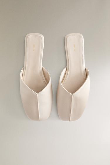 CHAUSSONS OUVERTS À L’ARRIÈRE SATIN VIVO - 1-870 de Zara - Image 0