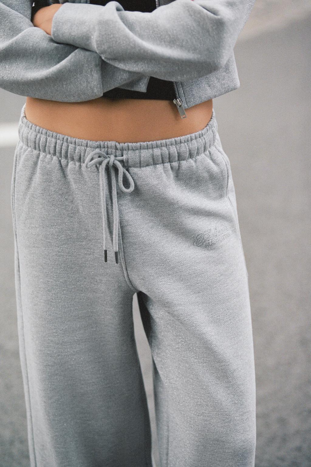 GLITTER VOLUME TROUSERS