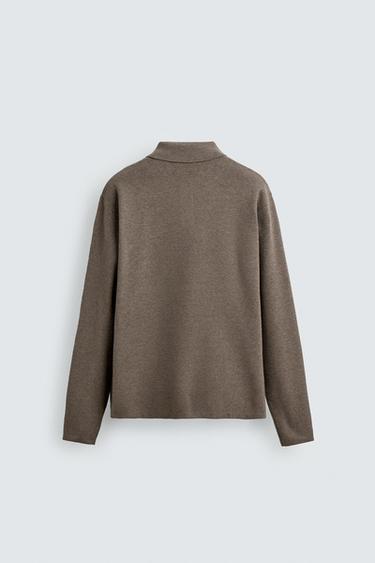 POLO PUNTO SOFT - Marrón / Topo de Zara