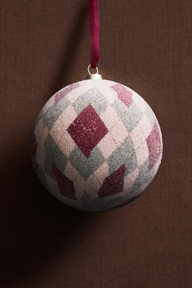 DÉCO SAPIN BOULE LOSANGES NOËL - Multicolore de Zara - Image 4