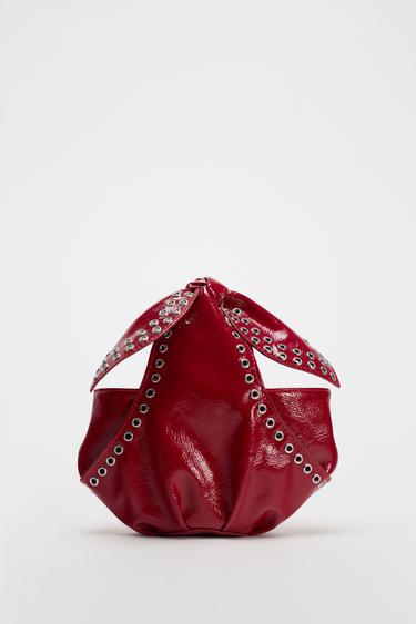 STUDDED MINI BUCKET BAG - erven od Zara