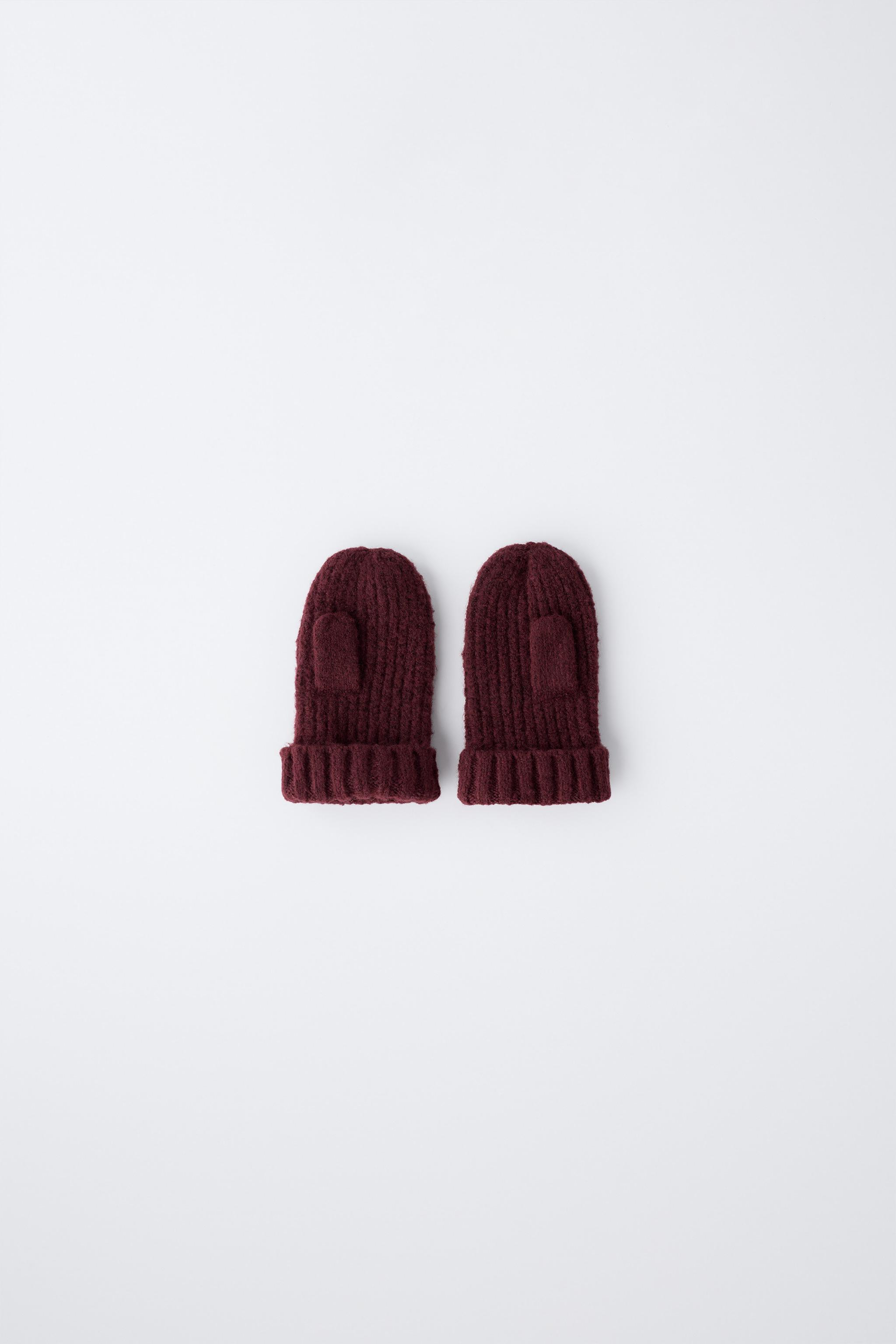 MOUFLES EN MAILLE UNIES