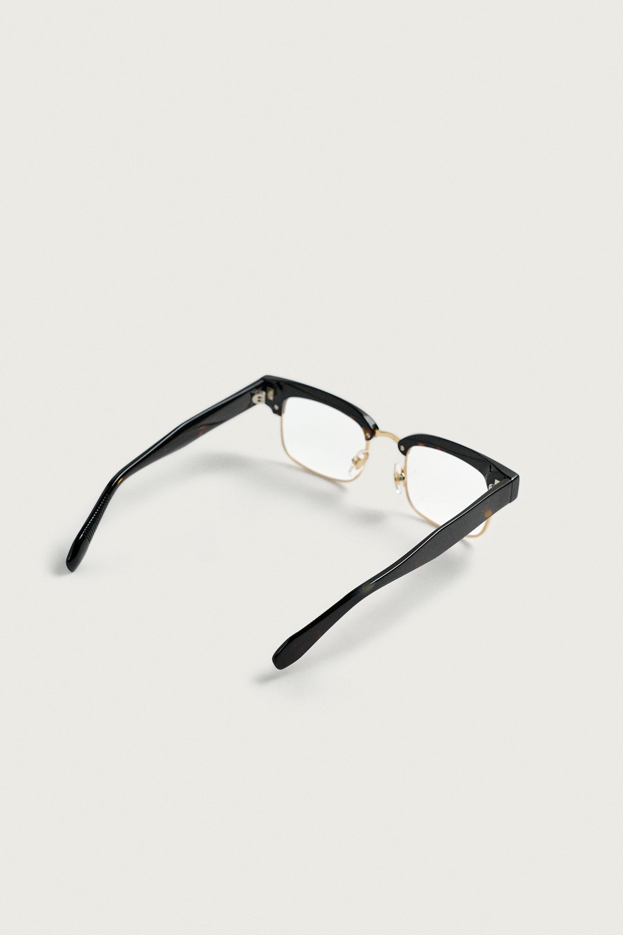 LUNETTES EN ACÉTATE COMBINÉ