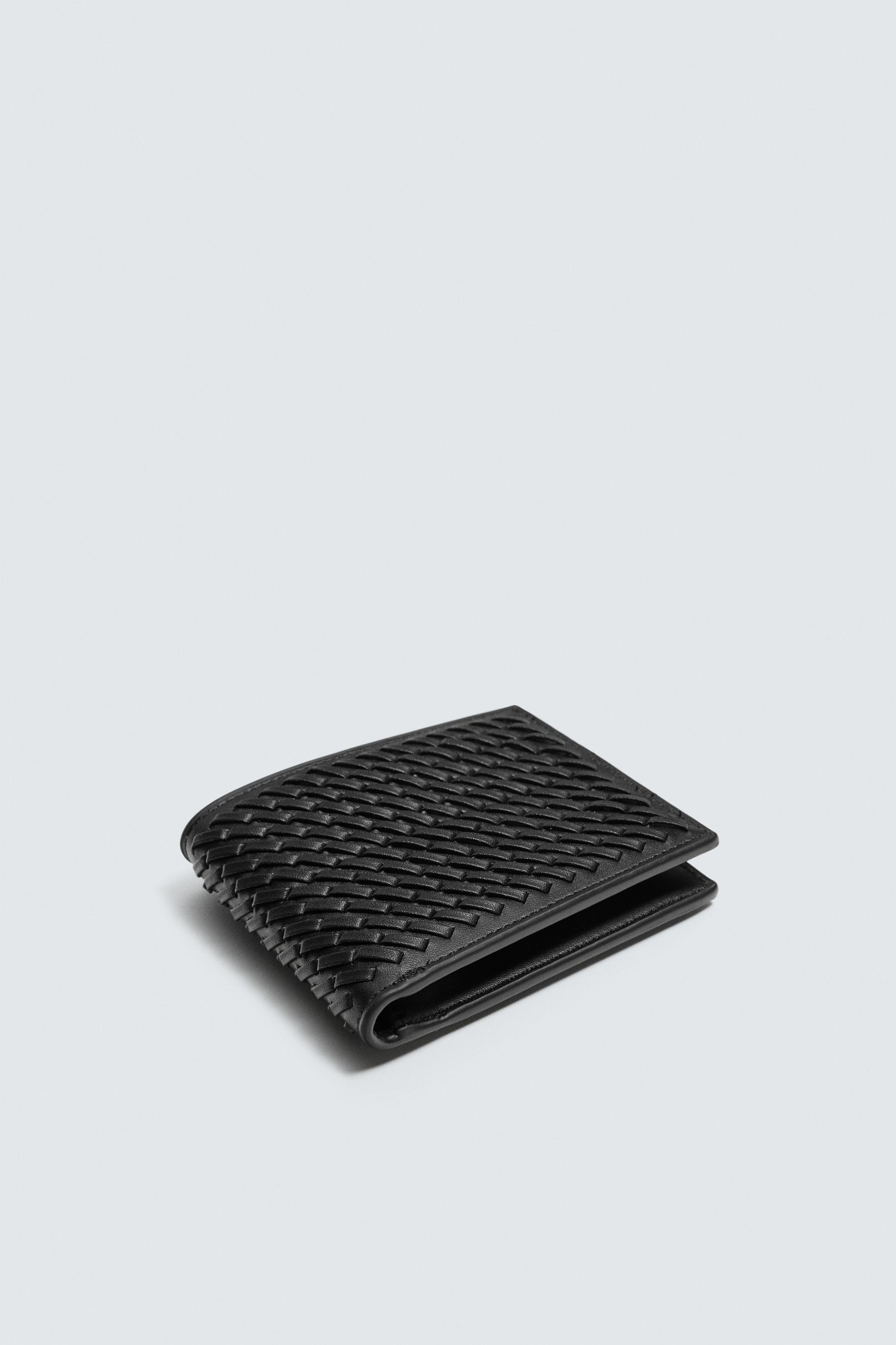 編み込みウォレット - ブラック | ZARA Japan / 日本 編み込みウォレット - ブラック | ZARA Japan / 日本