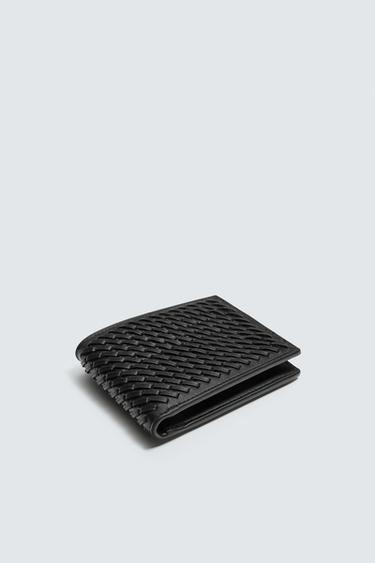 BRAIDED WALLET - Black by Zara - Image 1