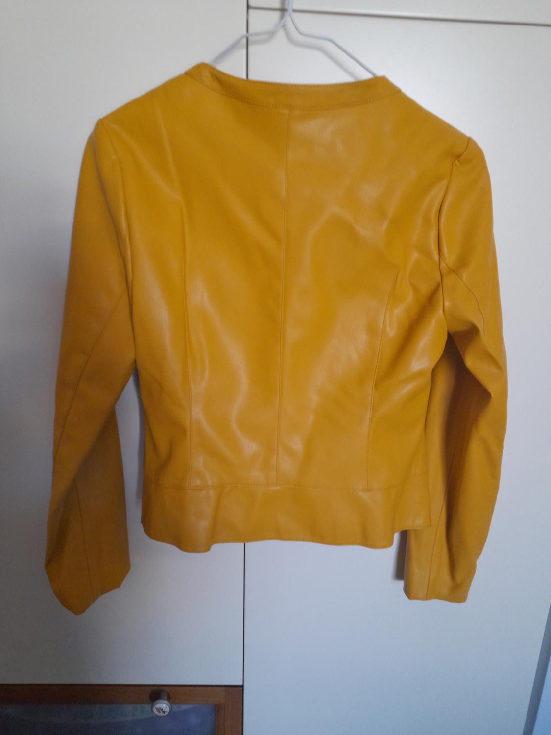 BUTTONED FAUX LEATHER JACKET - Image 2