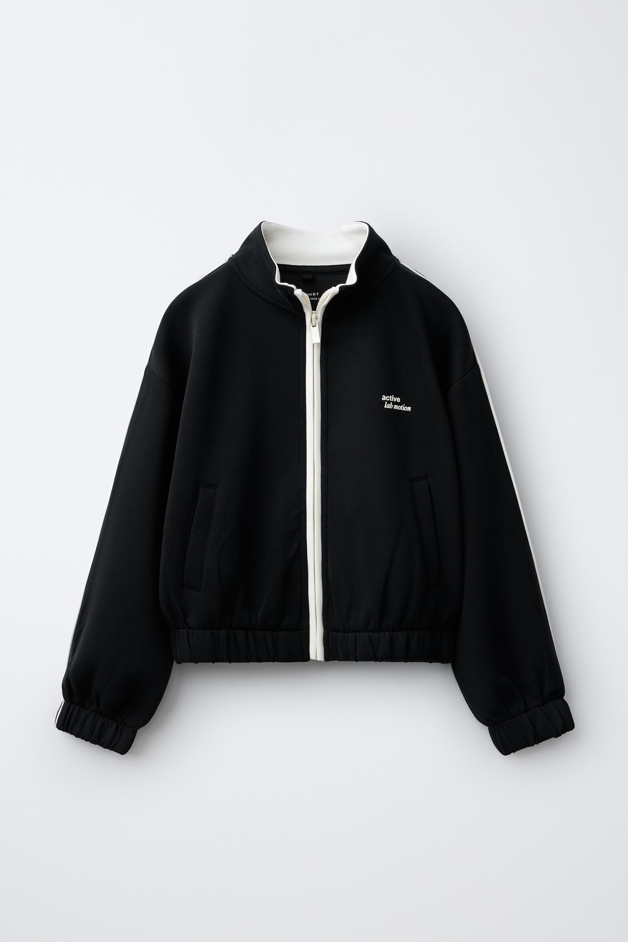 SPORTY CONTRAST PIPING JACKET