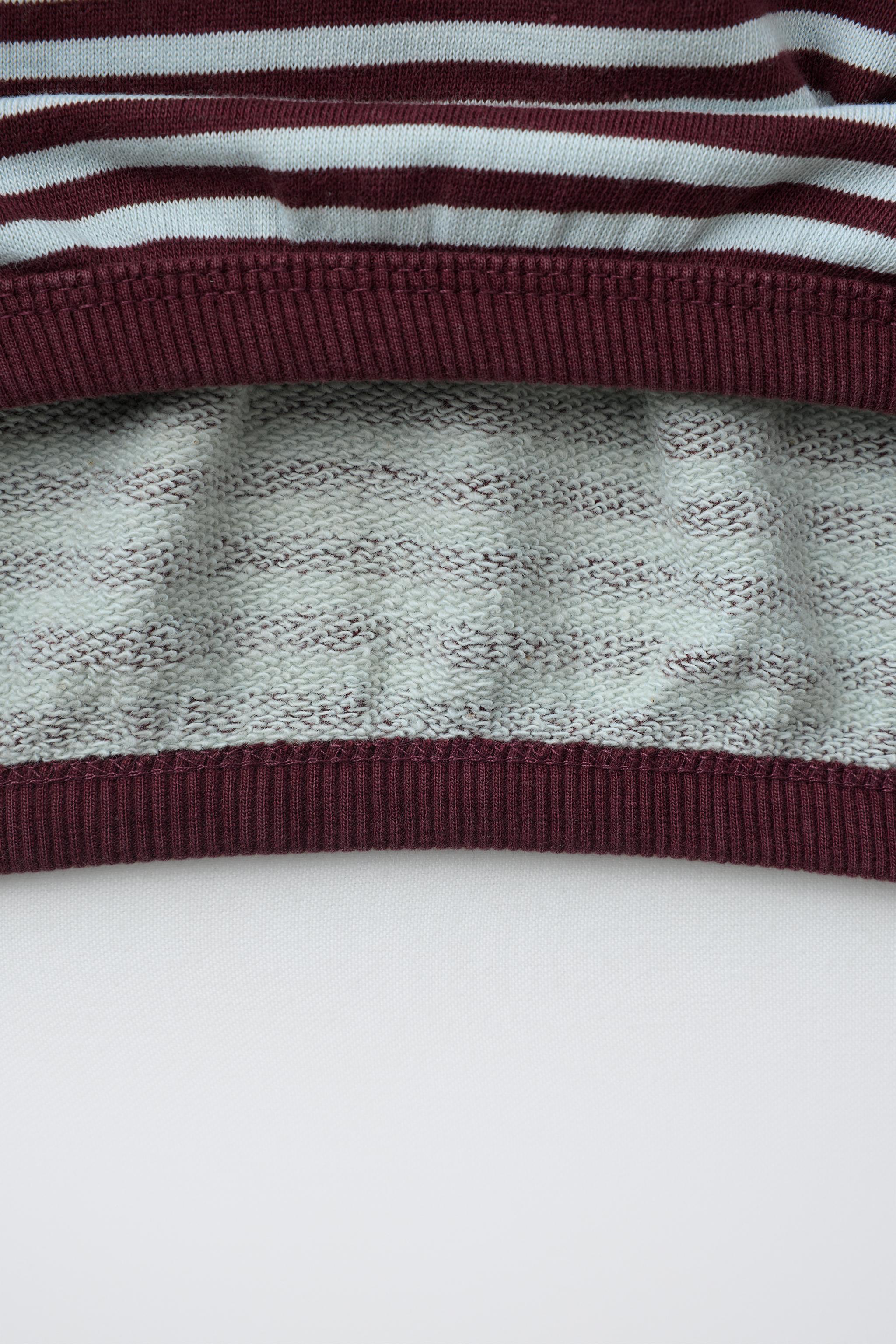 SWEAT À IMPRIMÉ RAYURES