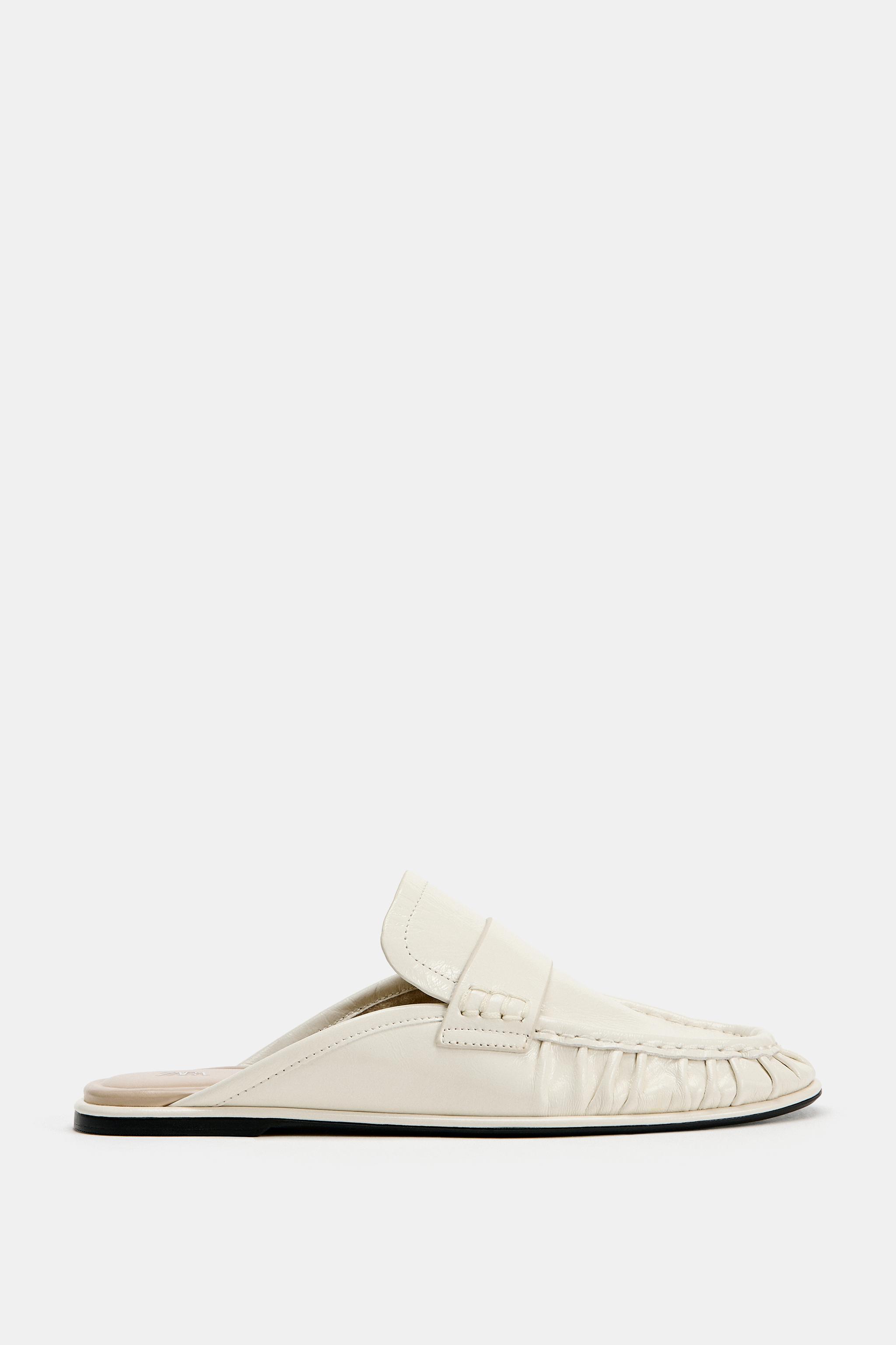 Leather Mule Loafers