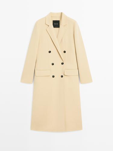 Zara Long wool blend surplice coat - 319