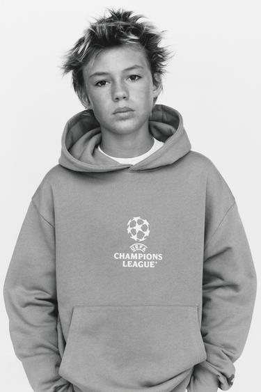 ХУДИ С КАПЮШОНОМ UEFA CHAMPIONS LEAGUE ® — СЕРЫЙ от Zara