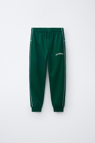 PANTALÓN JOGGING LOS ANGELES - Verde de Zara - Imagen 0