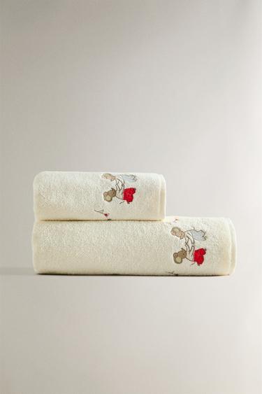 KIDS' MOUSE TOWEL - Light beige by Zara - Image 1