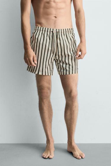 STRIPED SWIMMING TRUNKS - Multicoloured by Zara - Image 2