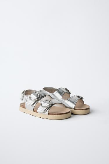 HEART SANDALS - Silver by Zara