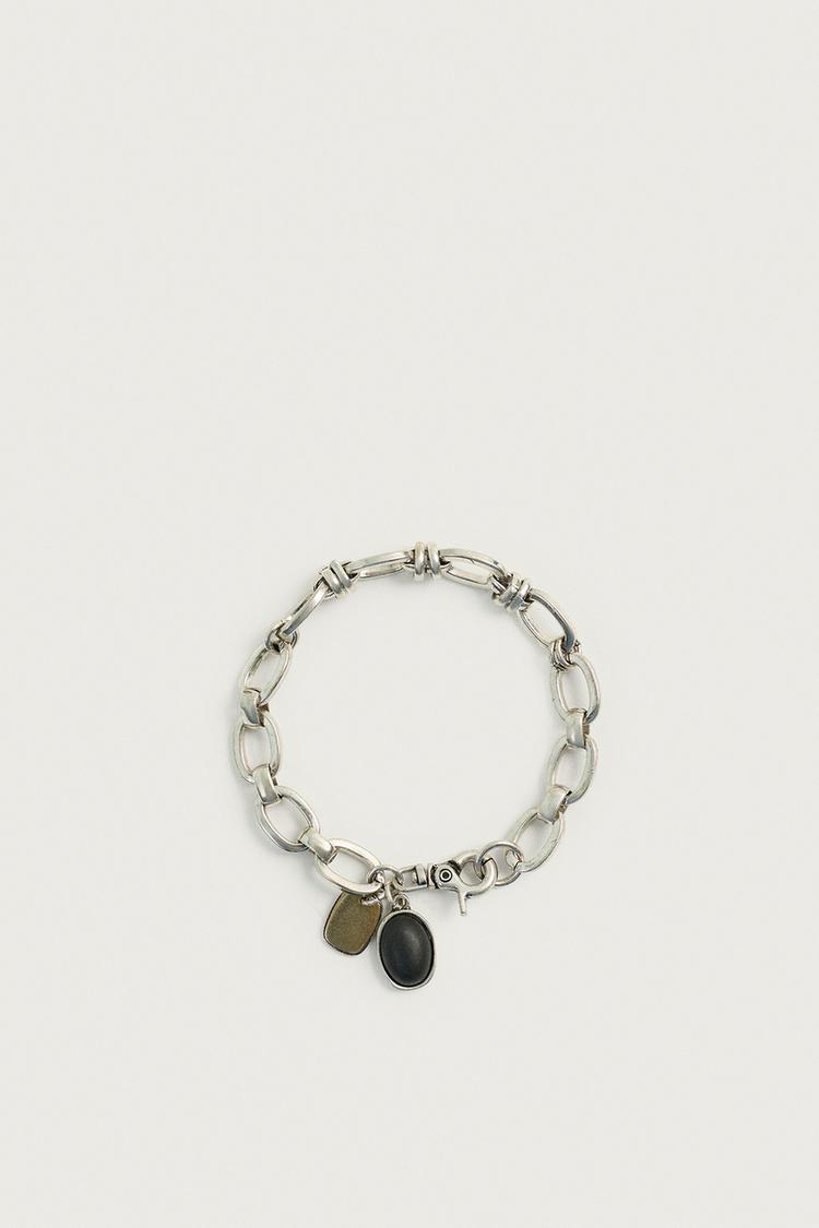 PULSERA METÁLICA CHARMS