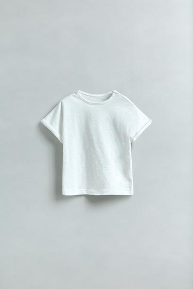 CAMISETA LISA - Blanco de Zara
