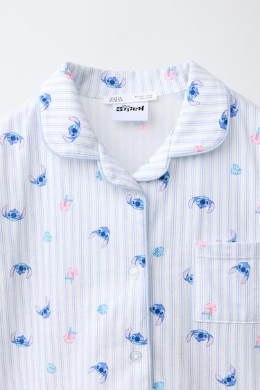 6-14 TAHUN/ PIAMA KEMEJA LILO & STITCH © DISNEY - Ecru dari Zara