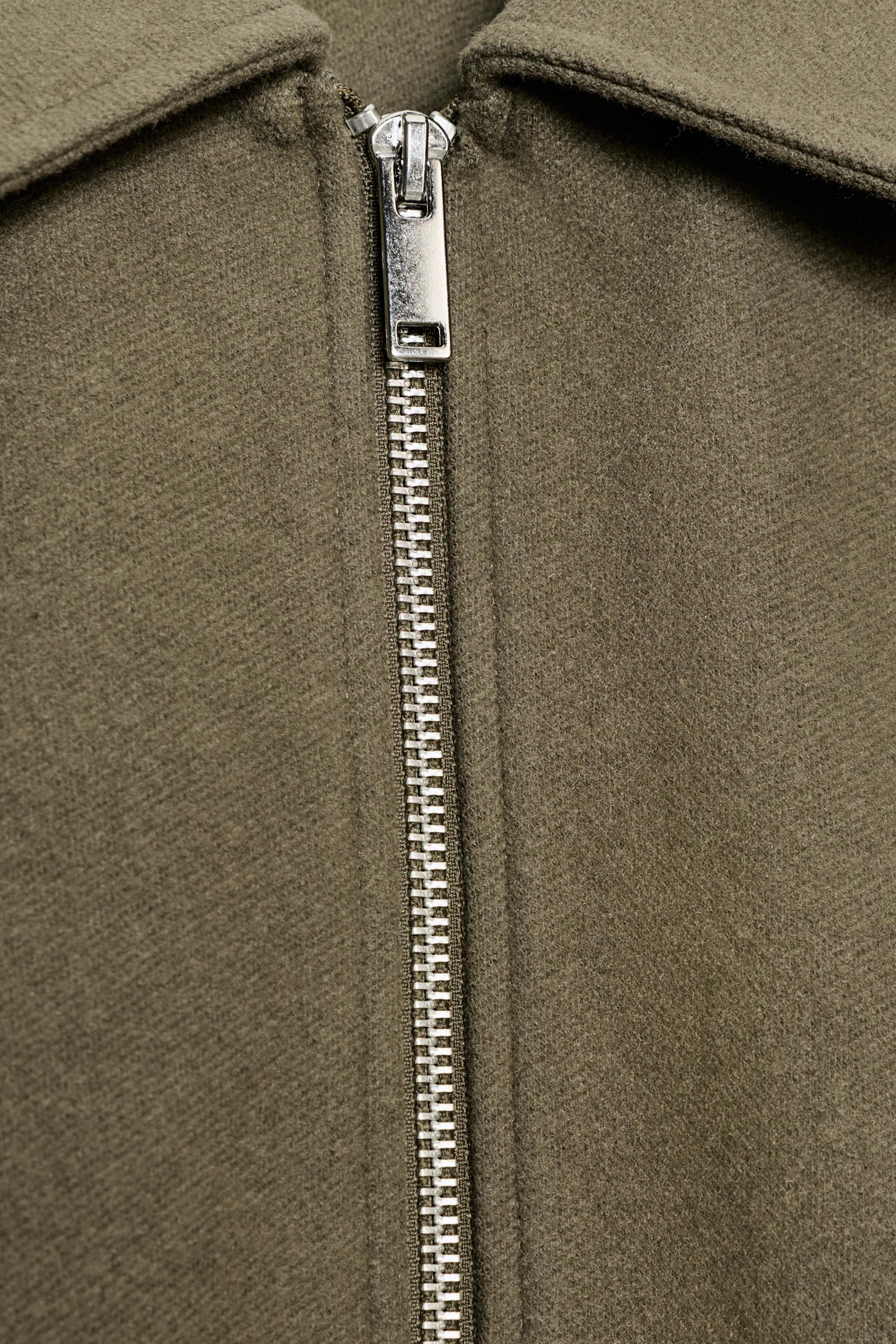 ZIPPERED SOFT BOMBER JACKET