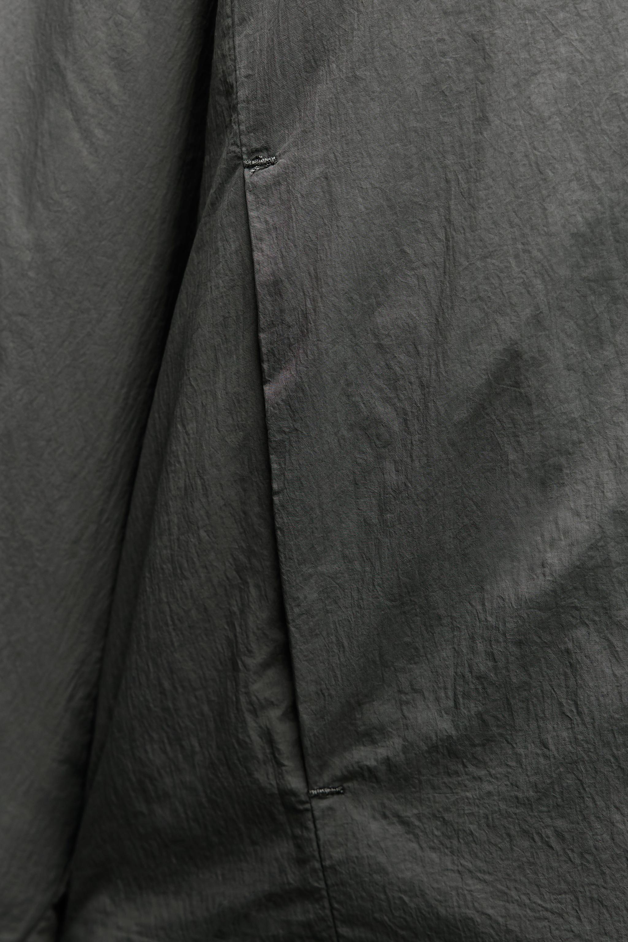 ZW COLLECTION リボン留め 着物風ジャケット - グレー | ZARA