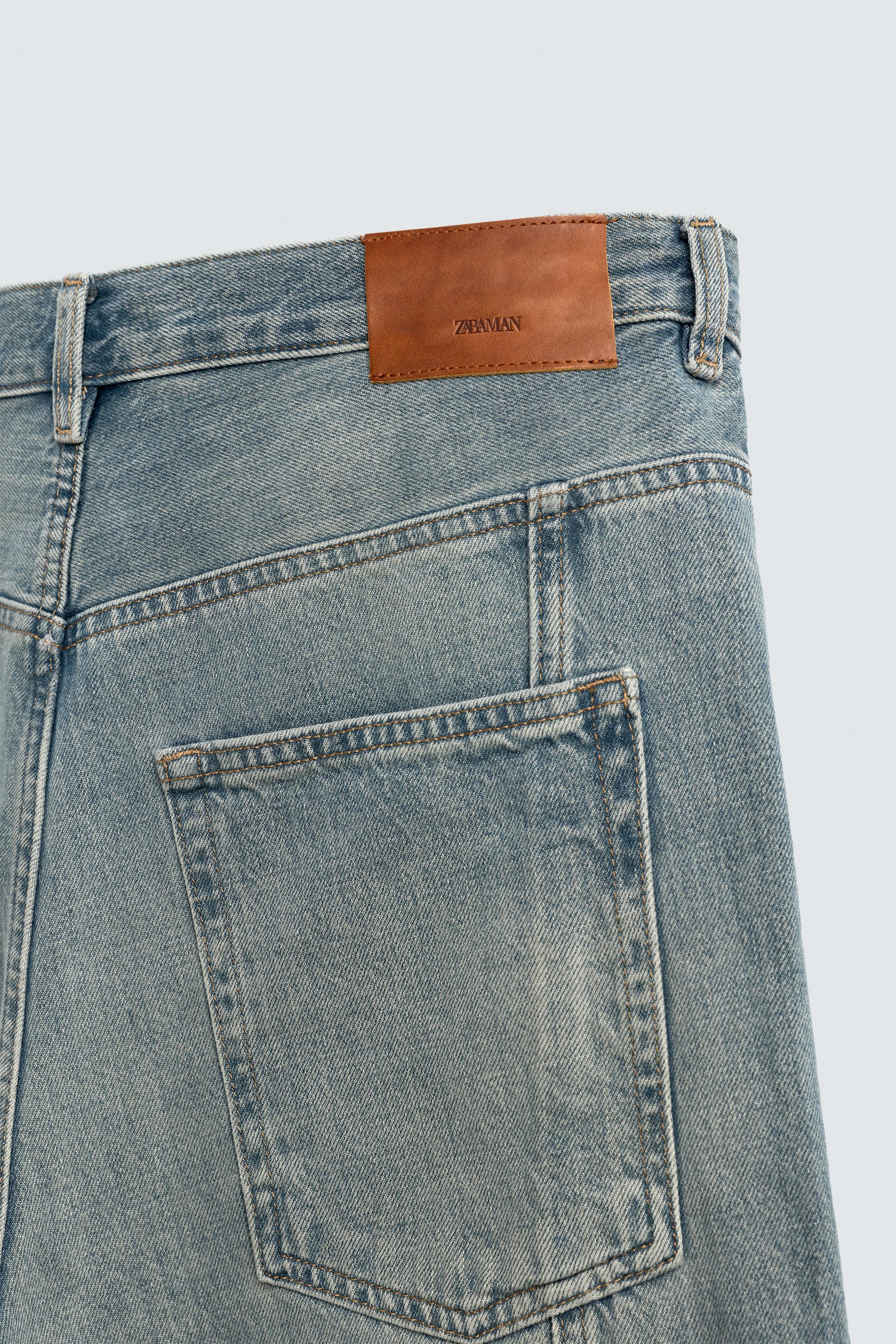 BAGGY FIT JEANS WITH SEAMS
