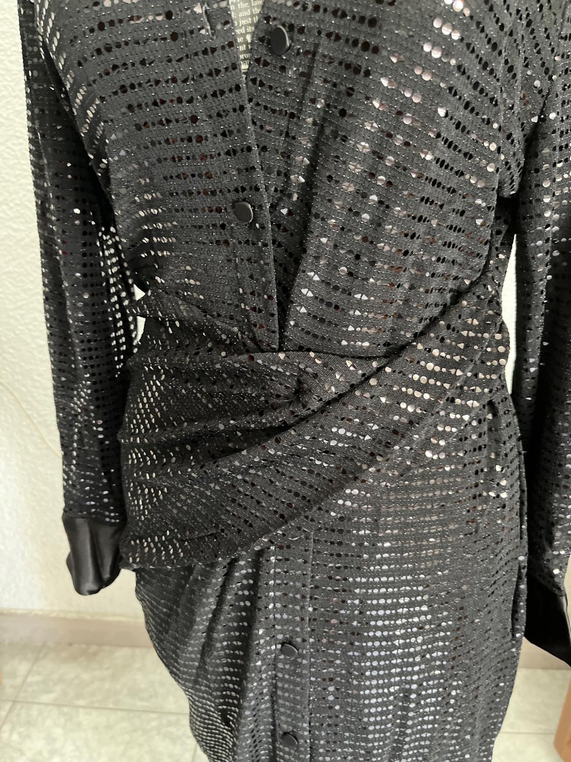 SPARKLY SHIRT DRESS - Image 2