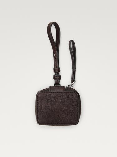 Funda AirPods piel napa - Marrón de Zara