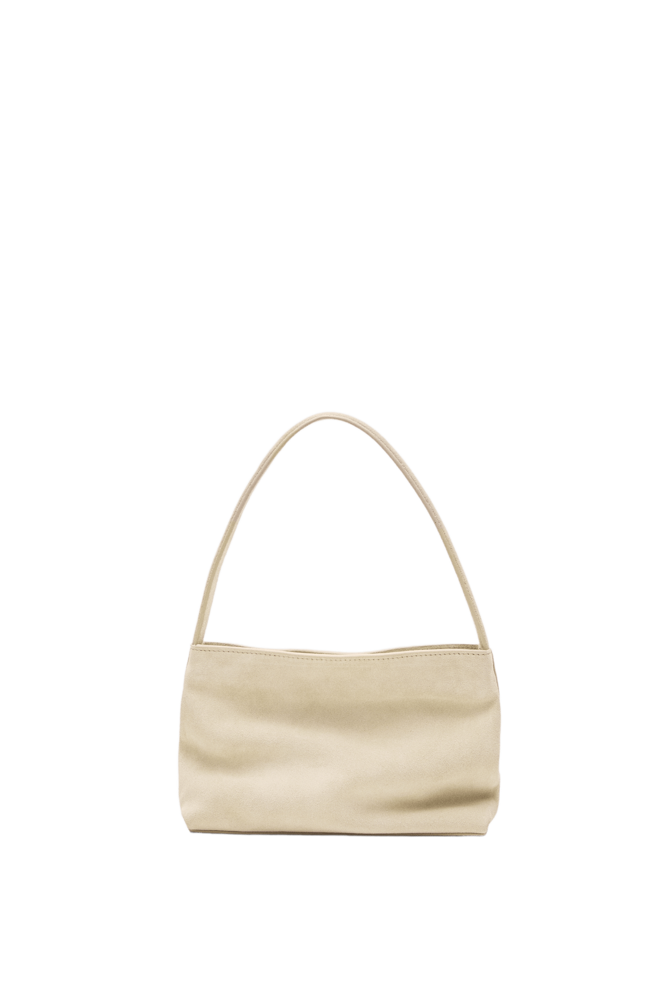 Split suede leather shoulder bag — 299