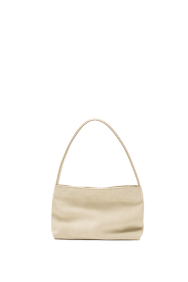 Split suede leather shoulder bag — 299 1