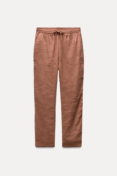 PANTALON FLUIDE CHEVILLE - Tuile de Zara - Image 0